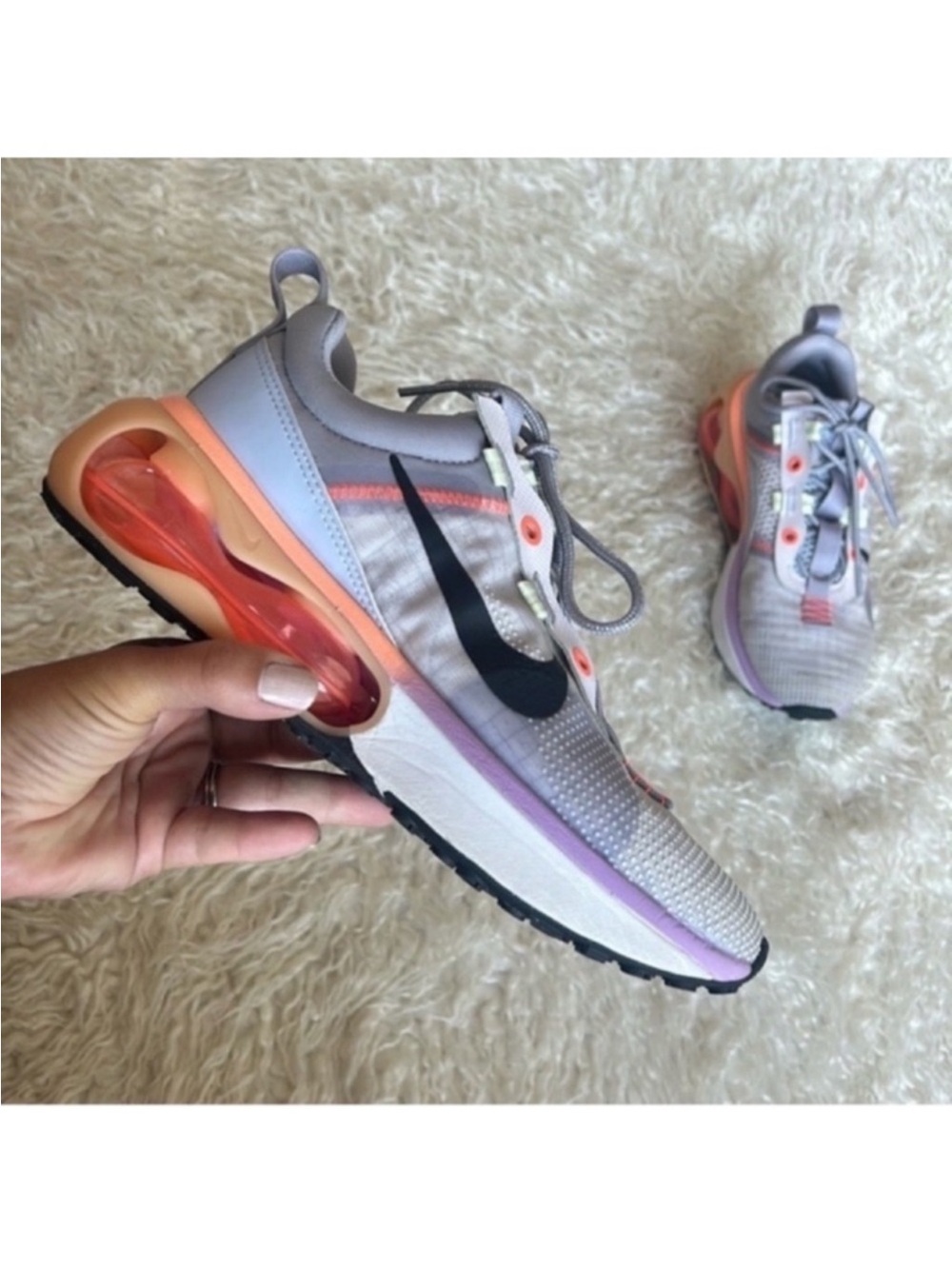 Nike Air Max 2021 Running athletic Shoes/Sneakers Sz 7 Violet Orange DA1923-500
